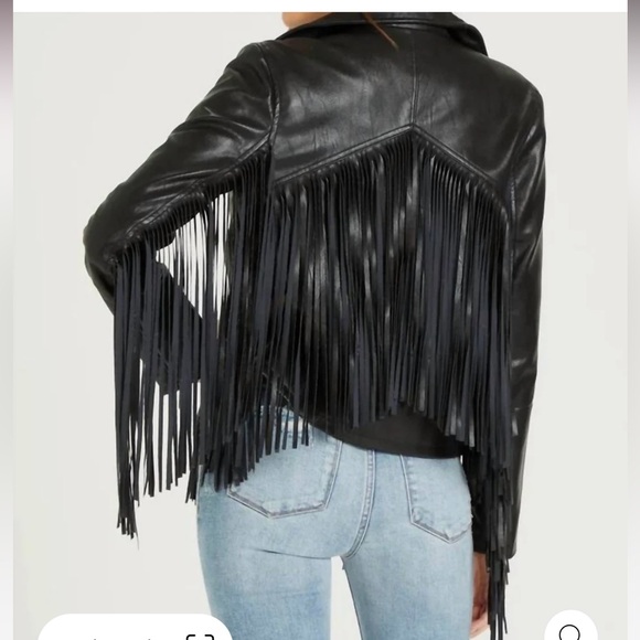 NWT Dear John Talin Fringed Jacket - Picture 3 of 6